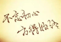 初心下一句是什么成语(初心什么意思)