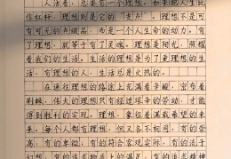 理想与信念为主题的作文800(理想与信念类作文600字)