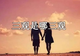 什么是三观,三观里面的人生观是啥意思(什么是三观,三观里面的人生观是啥意思啊)