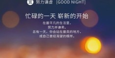 充实的一天正能量短语晚安(充实的一天朋友圈心情短语晚安)