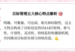 目标管理理论强调什么(目标管理理论的主要思想)