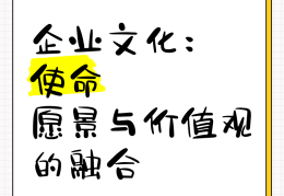 公司使命愿景价值观的重大意义有哪些(简述公司使命愿景价值观企业文化)