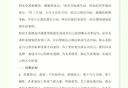职业生涯规划书会计职业认知(会计职业生涯规划怎么写1000字)