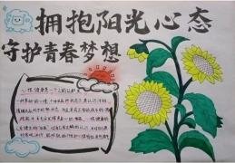 阳光心态主题画(阳光心态的画怎么画)