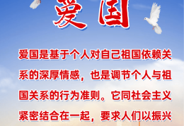 24字核心价值观是啥(24字核心价值观有什么)
