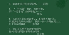 信念的名人名言或诗句大全(信念的名人名言或诗句大全三年级)