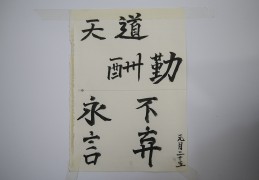 鼓励每天坚持努力的句子书法作品(鼓励每天坚持努力的句子书法作品图片)