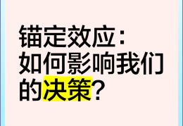 锚定现象是什么意思啊(锚定现象是什么意思啊网络用语)