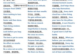 励志的英文短句精选(励志的的英文短句)