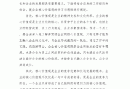 价值观在企业发展中的重要性(企业价值观会随着企业的发展发生变化)