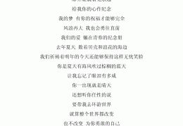 青春励志歌词中文版(青春励志歌词语录)