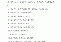 初雪的唯美短句(初雪的唯美短句简短)