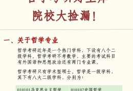 研究生哲学专业就业方向及薪资待遇(研究生哲学专业的就业方向)