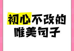 初心依旧下一句唯美句子简短(初心依旧下一句唯美句子简短一点)