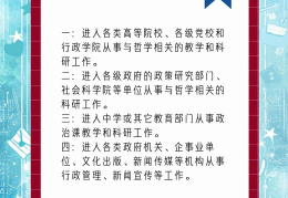 哲学专业公务员招聘信息(哲学专业的公务员好就业吗)