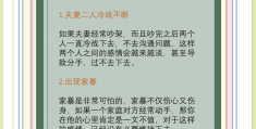 夫妻过不下去五种表现(夫妻过不下去五种表现41岁女人头发少适合啥发型)