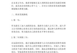 职业规划生涯规划书2000字(职业生涯规划两千字)