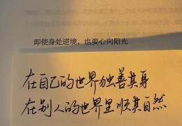信念的力量在于即使身处逆境(信念的力量有什么)