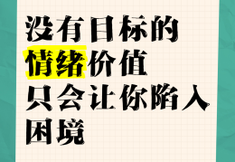 目标清晰的人不带情绪(目标很清晰)