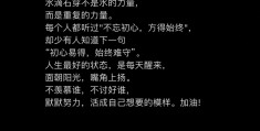 初心易得始终难守的意思下一句(初心易得始终难守的意思下一句怎么说)