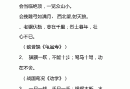 形容目标必达的诗句(形容目标一定达到的古诗)