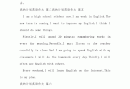有关目标的英语作文带翻译(关于目标英语)
