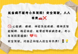 精神疾病能学驾照吗现在(有精神疾病的人可以学车吗)