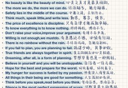 励志句子英文短句(励志简短的英文句子)