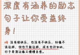 优雅有深度有涵养的句子(优雅有内涵的句子)