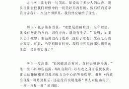 理想与信念的作文800字(理想与信念的作文800字议论文)