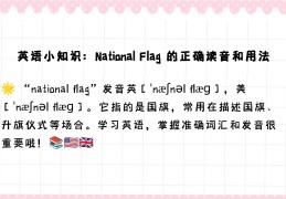 flag怎么说怎么读(flag怎么读英文怎么说)